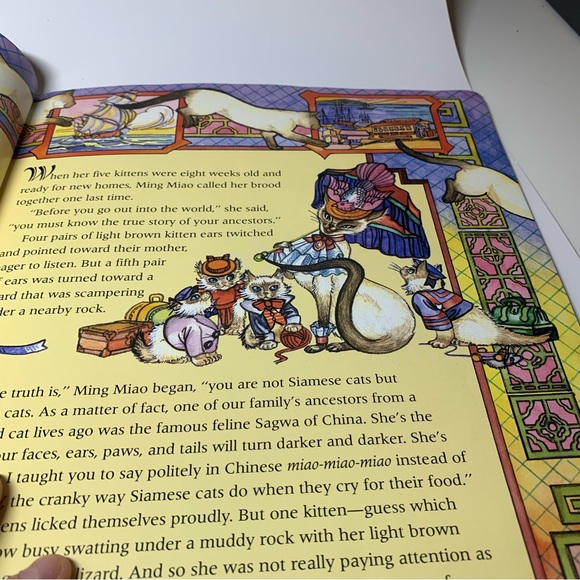The Chinese Siamese Cat Children's Book beautiful artwork - Picture 10 of 12